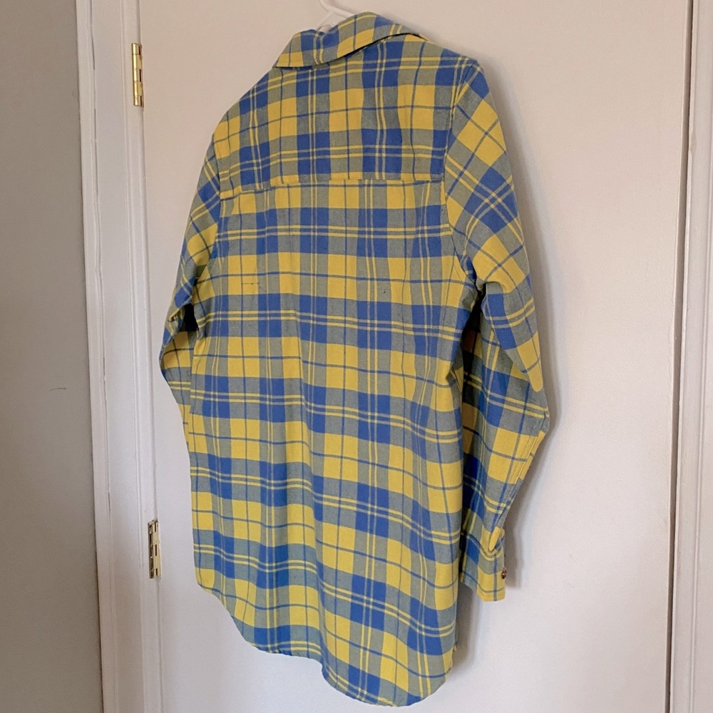 Oversized plaid reclaimed vintage flannel - Picture 3 of 5
